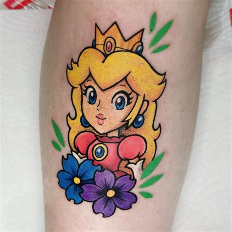 princess peach tattoo